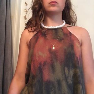 Urban outfitter maroon and red tank top